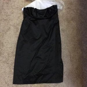 Black-strapless dress: The Limited
